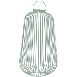 La Casa »Lunaro« LED Metalllaterne olive
