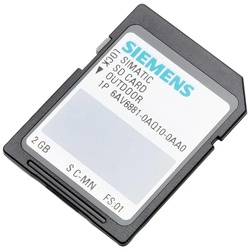 Siemens 6AV6881-0AQ10-0AA0 SIMATIC HMI SD-Speicherkarte 2 GB, Out- und Indoor TIA Portal V16 oder höher 6AV68810AQ100AA0