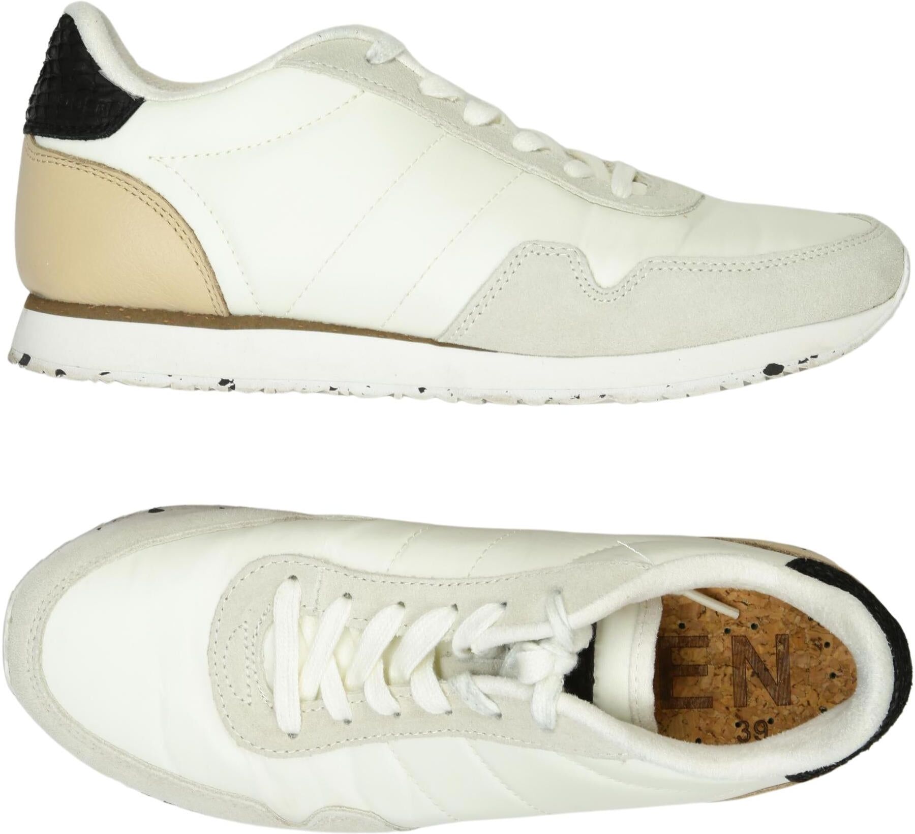 Woden Damen Sneaker, Cremeweiß, Gr. EU 39, kein / Etikett - Second Hand