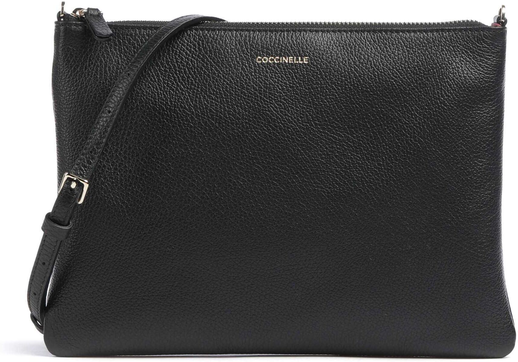Coccinelle Best Umhängetasche aus Leder, schwarz