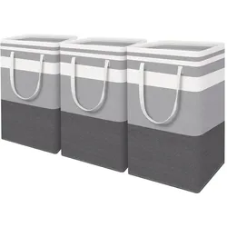 König Design, Wäschekorb, Wäschesack Wäschesammler Fächer Wäschebox Wäschetrenner Wäschesortierer 75 Liter (75 l)