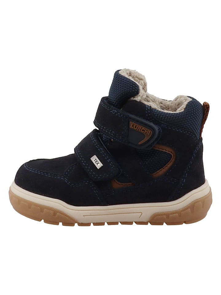 Lurchi Leder-Boots "Jarvis" in Dunkelblau - 26