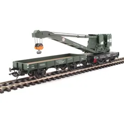 Lenz 42450-06 - Kran Wyhlen, DB, Ep.4, grün, mit Schutzwagen