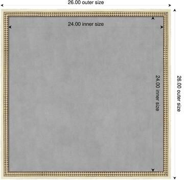Amanti Art Castellan Wood Framed Magnetic Board