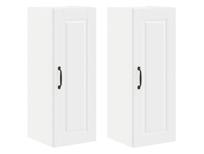 IBUQDDV Wandschrank Porto 2 STK. Weiß Holzwerkstoff Küchenschrank, Wandmontage, geräumige Fächer, Ablagen, Holzwerkstoff, Innenbereich, moderne Küche, Organisation