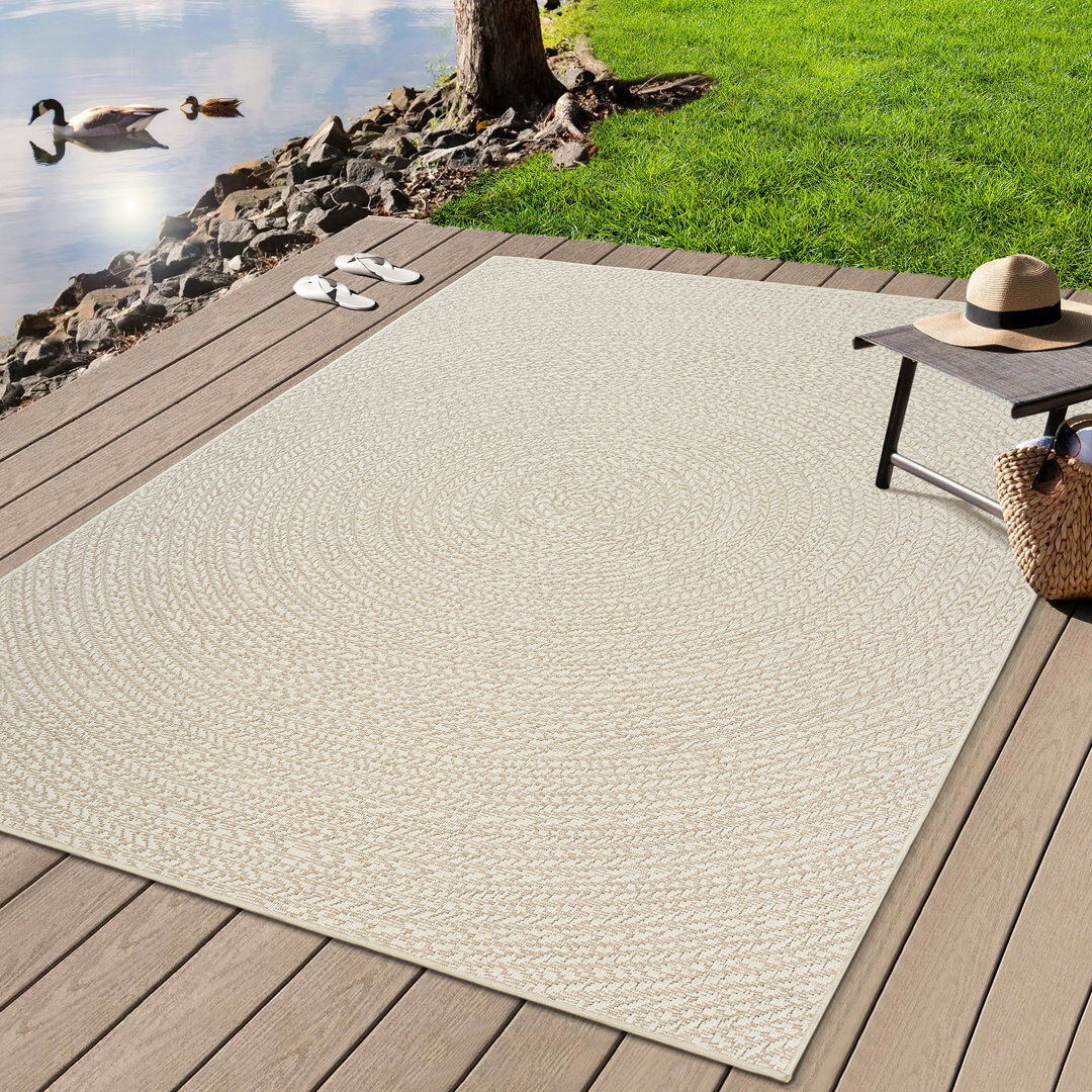 Bay Isle Home Alyrica Dhurrie Cream Runner 60 x 180 cm