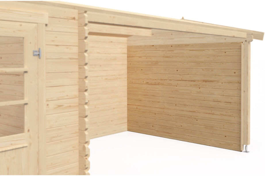 Lasita Maja Terracce Solid Wood Extension Kit Beige 295cm W X 182cm D