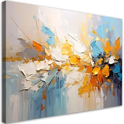LEINWANDBILD Abstrakt Bunt 120x80cm