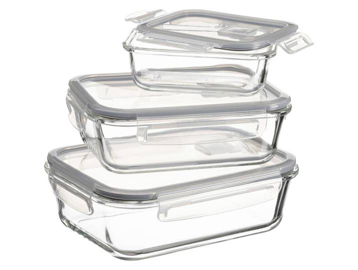 Aufbewahrungsbox Safa Transparent Glas B 21.9 cm T 16.3 cm - Material: Borosilikatglas