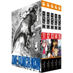 ONE-PUNCH MAN - Box mit Band 11-15, Comics + Manga von ONE, Yusuke Murata