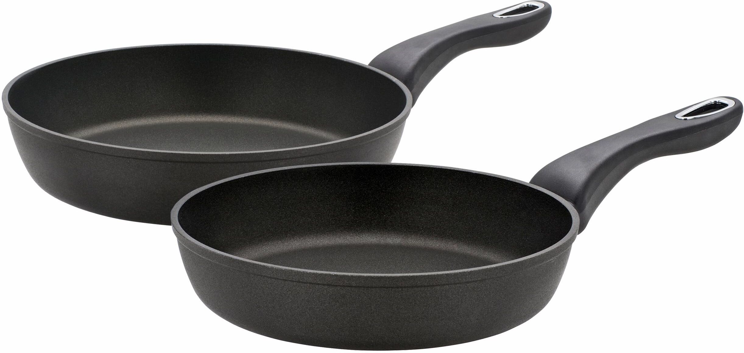 Pfannen-Set GSW "Nanopan", schwarz, Ø:28cm, Pfannen, Pfannen-Set, Induktion