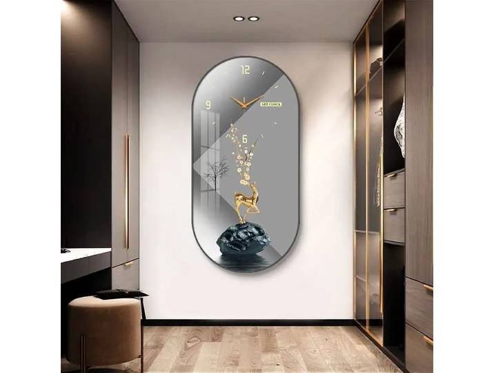Horloge murale silencieuse créative et décorative pour restaurant, style nordique moderne, pour salon et maison, luxe.