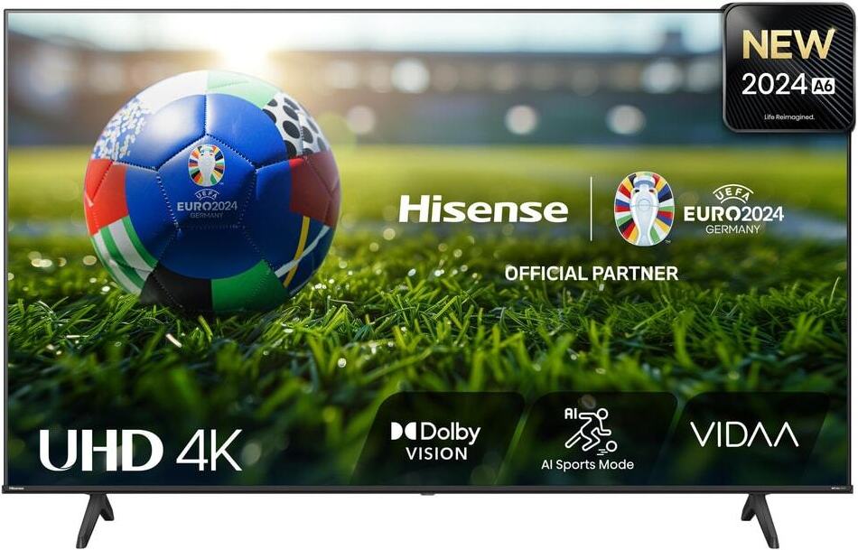 Hisense 85A6N 85 Zoll 4K UHD Smart TV, 2,16 m (85"), 3840 x 2160 Pixel, DLED, Smart-TV, WLAN, Schwarz