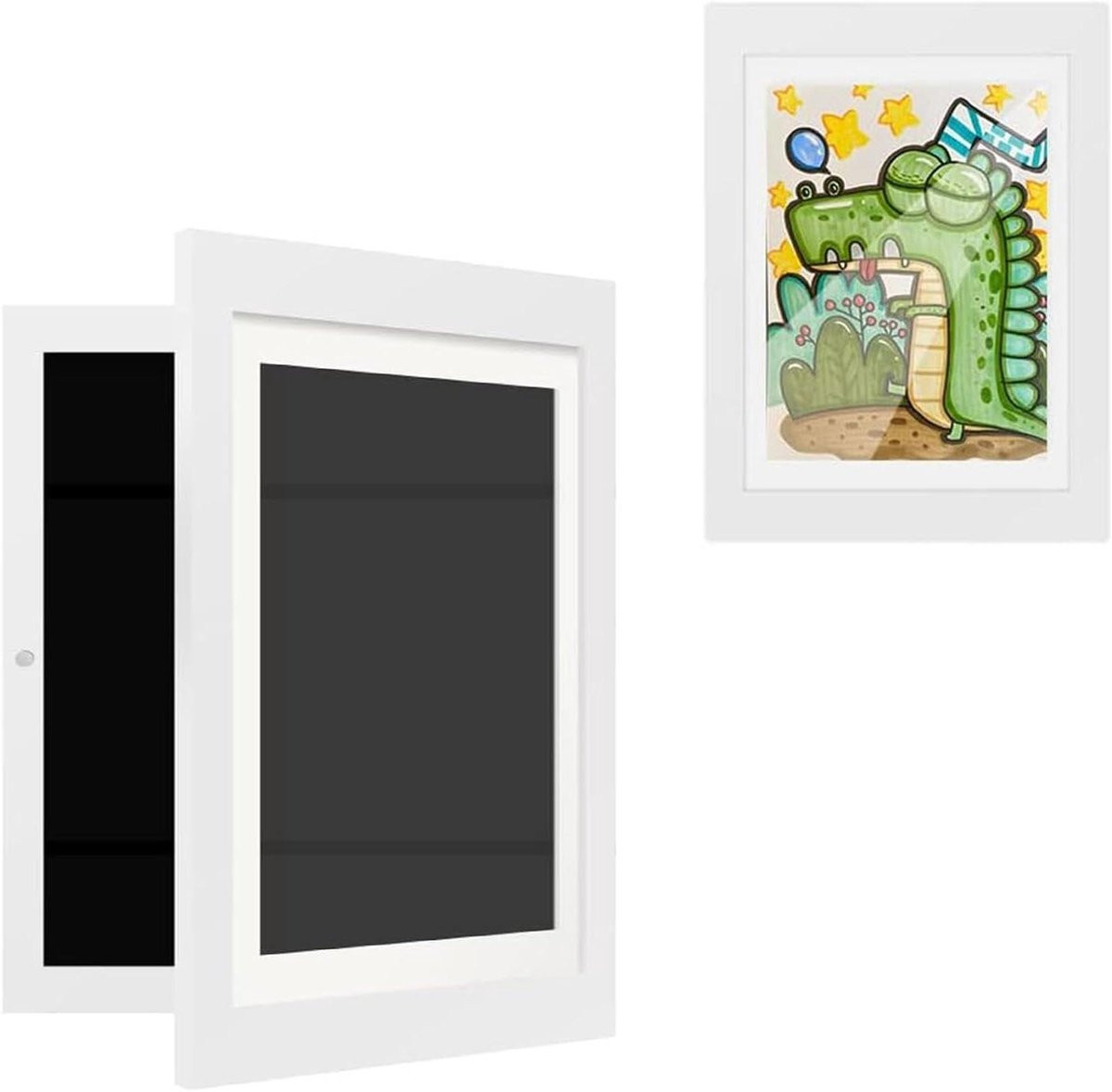 Witte Kinderkunst Fotolijst voor Kunstdisplay A3 Formaat