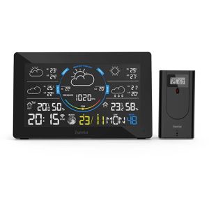 Hama Wetterstation 222248, Hawaii, Funk, Wlan, digital, mit Außensensor, Wettervorhersage, Farbdisplay & 5 Messwerten