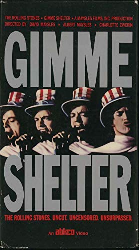 David Maysles - Rolling Stones - Gimme Shelter [VHS] - Preis vom 13.10.2026 11:25:28 h