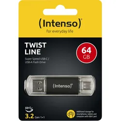 Intenso Twist Line Type-C   64GB USB Stick 3.2
