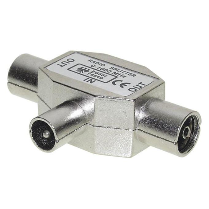 Shiverpeaks -BASIC-S--T-Verteiler, 2 x Kupplung und 1x Stecker (Stecker und Verbinder) (BS83210)