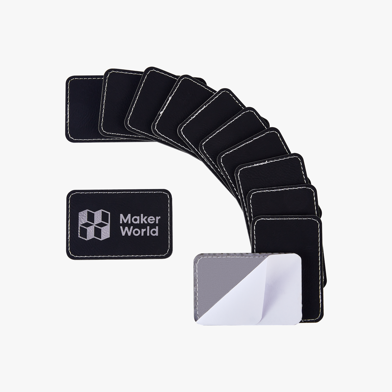 Bambu Lab Rectangular PU Iron-on Patch (10PCS) B-YD006