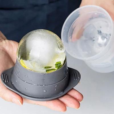 Uplifted Finds Large 5cm Round Ice Ball Maker Mold For Whiskey And Cocktails green