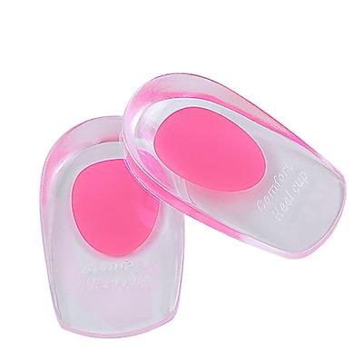 1 Paar weiche Silikon-Gel-Einlegesohlen für Fersensporn Schmerzlinderung Fußkissen Fußmassagegerät Pflege Fersenschalen Schuhpolster Höhenerhöhung Einlegesohlen