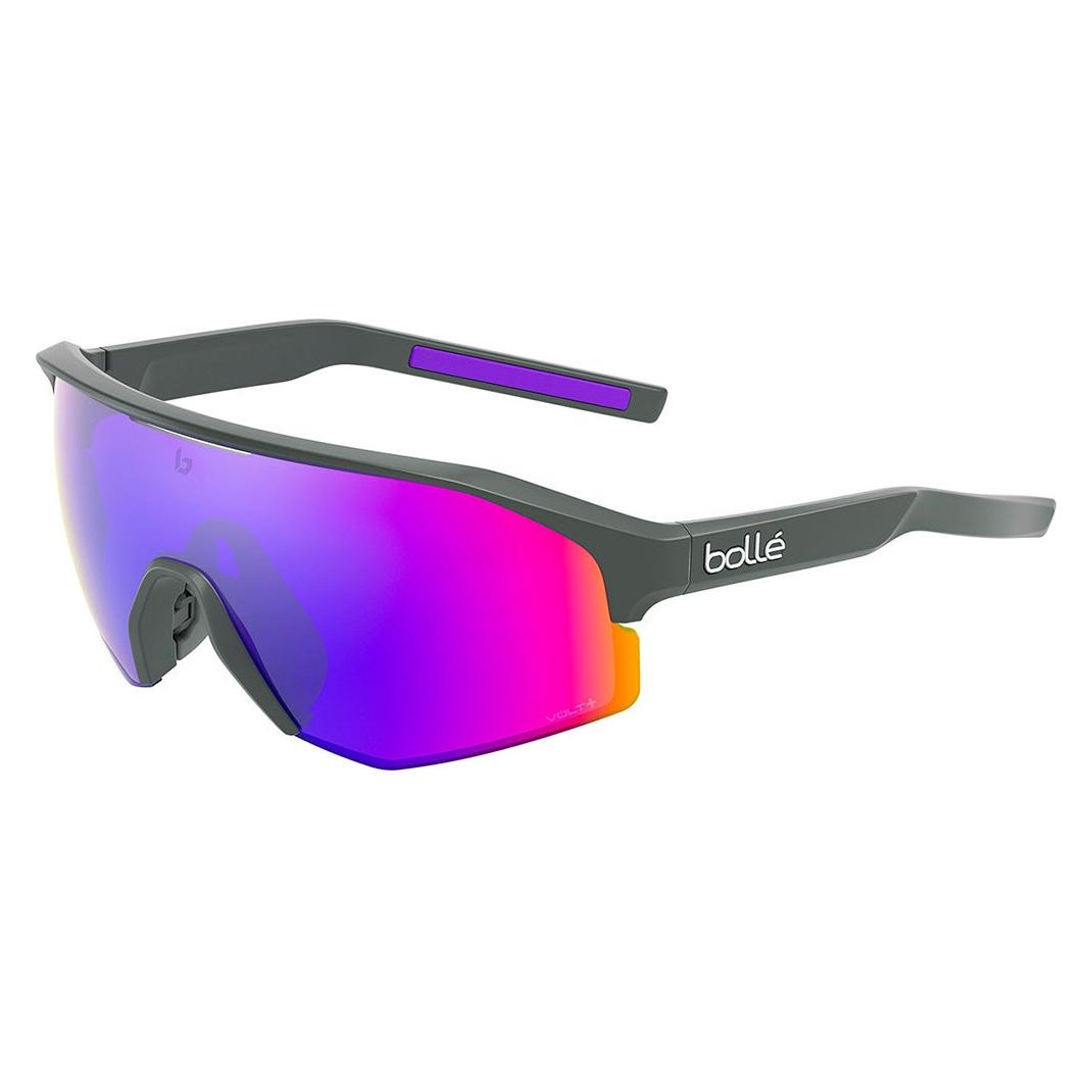 Bollé Lightshifter Polarized S3 (VLT 16%) (Titanium Matte, Volt+ Ultraviolet Polarized) (BS020001)