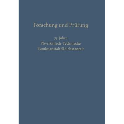 Forschung und Prüfung, Taschenbuch von H. Moser, Vieweg & Teubner, 978-3-663-15425-9
