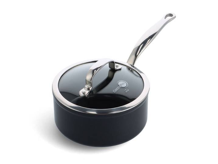 Casserole 18 cm aluminium forgé revêtement céramique avec couvercle