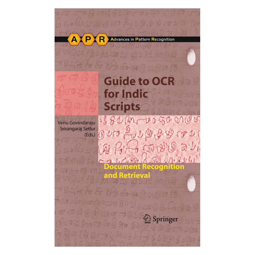 Springer Guide to OCR for Indic Scripts (Englisch, Softcover, Srirangaraj Setlur, Venu Govindaraju) (55420303)
