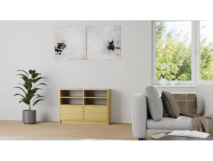 Sideboard aus Echtholz nach Maß Eiche Natur geölt