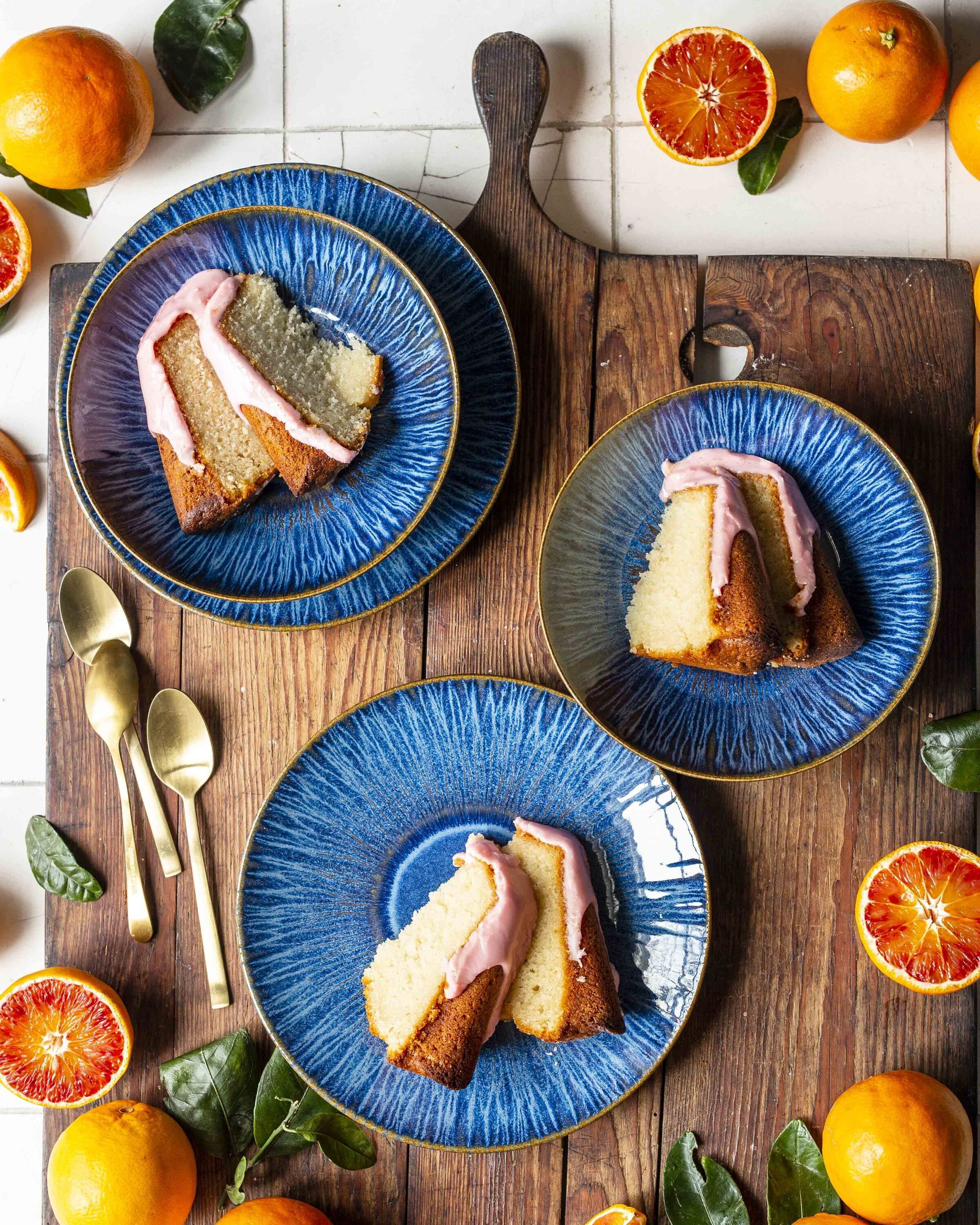 Dessertteller GIPFELSTÜCK "Eisfall", blau, Speiseteller, Dessertteller