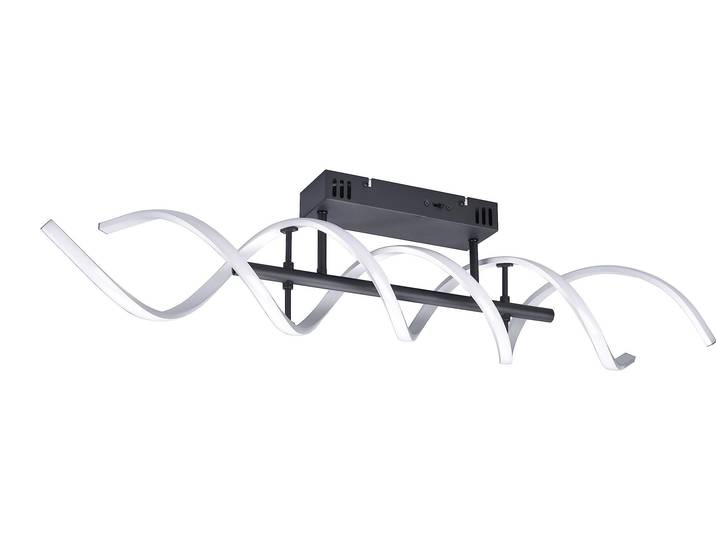 Plafonnier moderne à encastrer LED SEQUENCE argent Trio 641810205