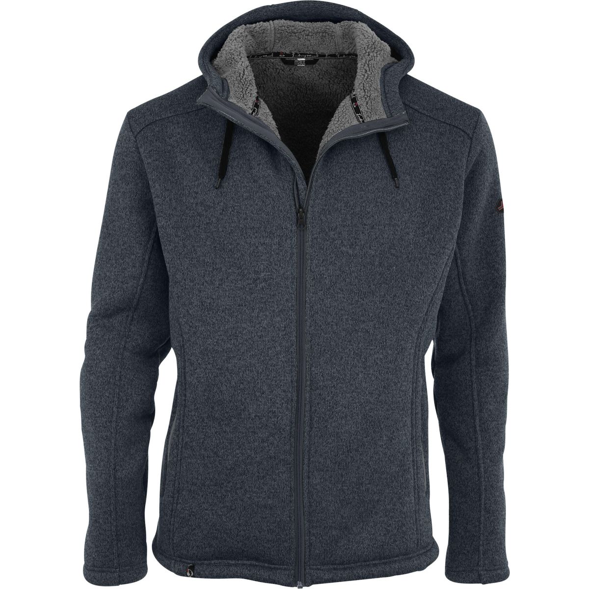 MAUL Sport Jachenau - Strickfleeceja.+Kap. dark grey (02) 60 4619200202-02-60