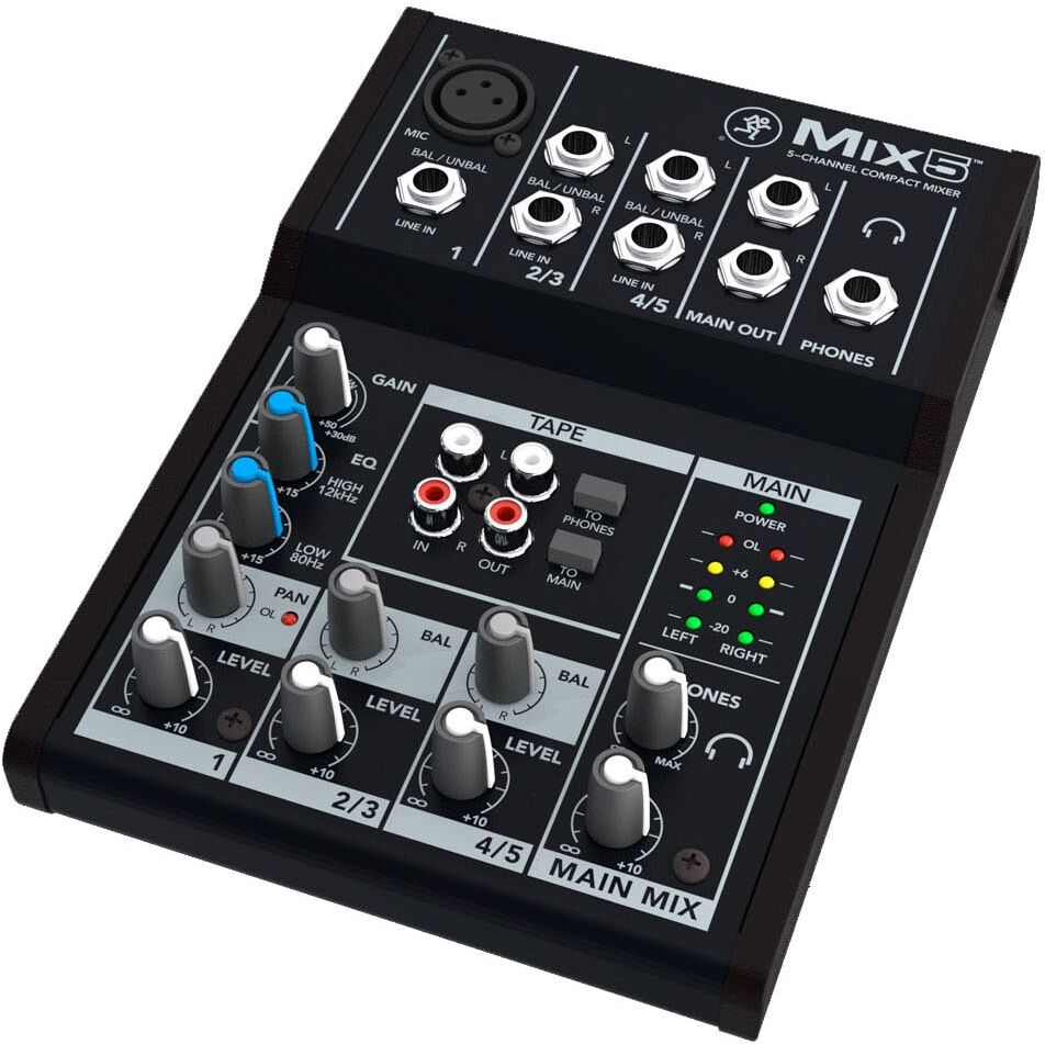 Mackie Mesa de Mezclas Mix5. Negro