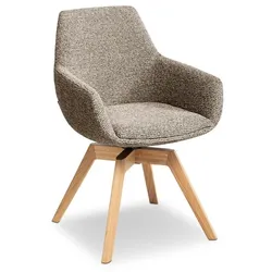 SCHÖNER WOHNEN-Kollektion Stuhl Cosy Stoff Braun