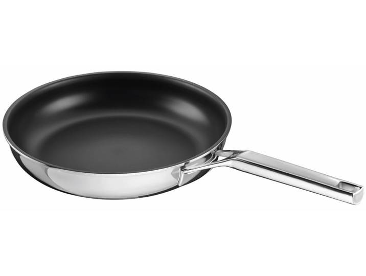 Schulte-Ufer Bratpfanne 28 cm QUASAR, silber, Edelstahl