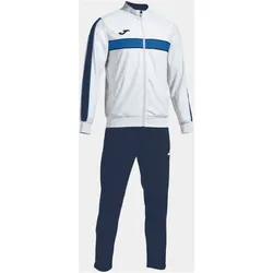 JOMA Victory Trainingsanzug Kinder 203 - weiß/marineblau 140