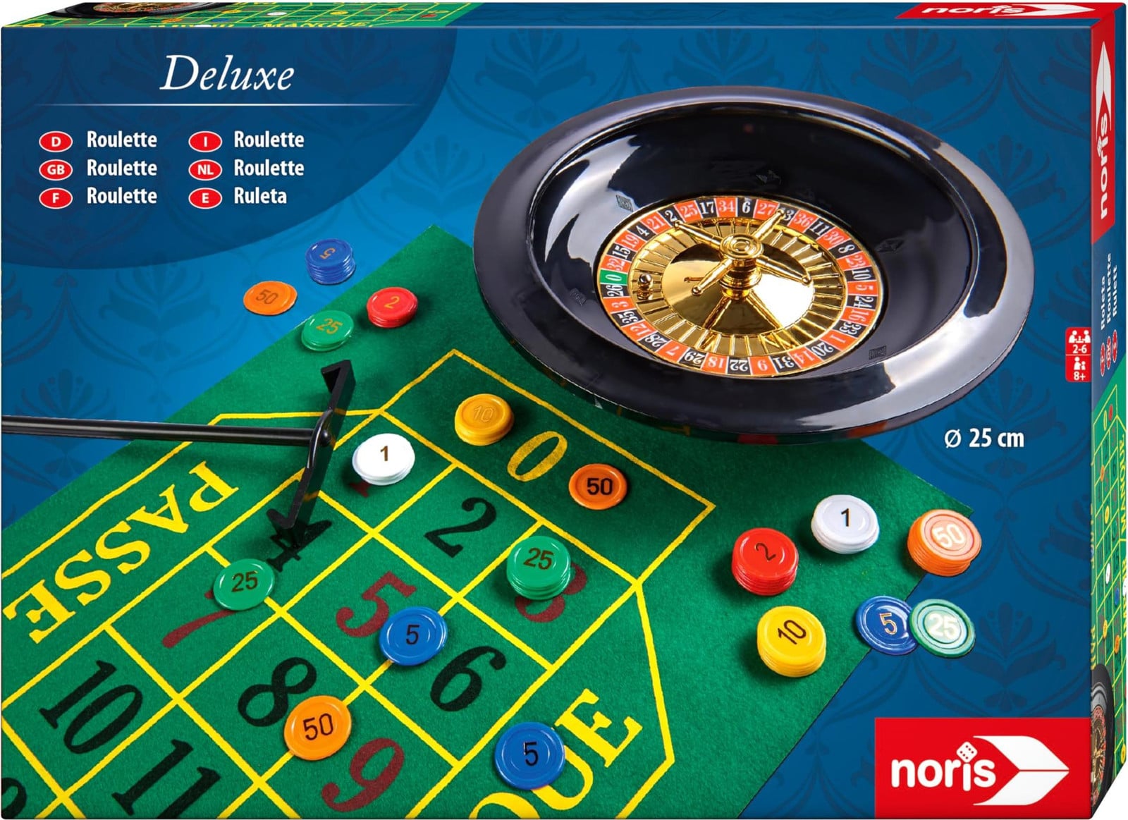 Noris Deluxe Roulette set - 25 cm