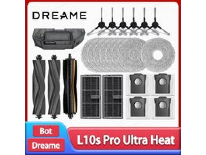 Dreame L10s Pro Ultra Heat / X30 Ultra Robotstofzuiger Accessoires Hoofdzijborstel Mop Doek Hepa Filter Stofzak Reserve