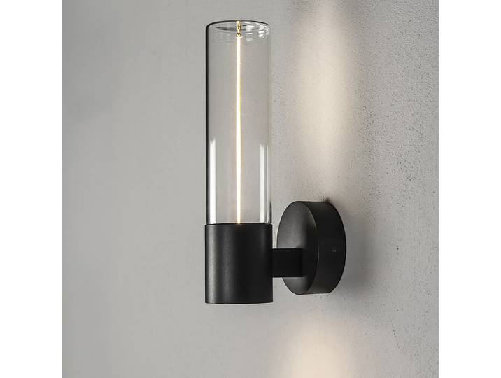 Applique extérieure LED 17cm Noir