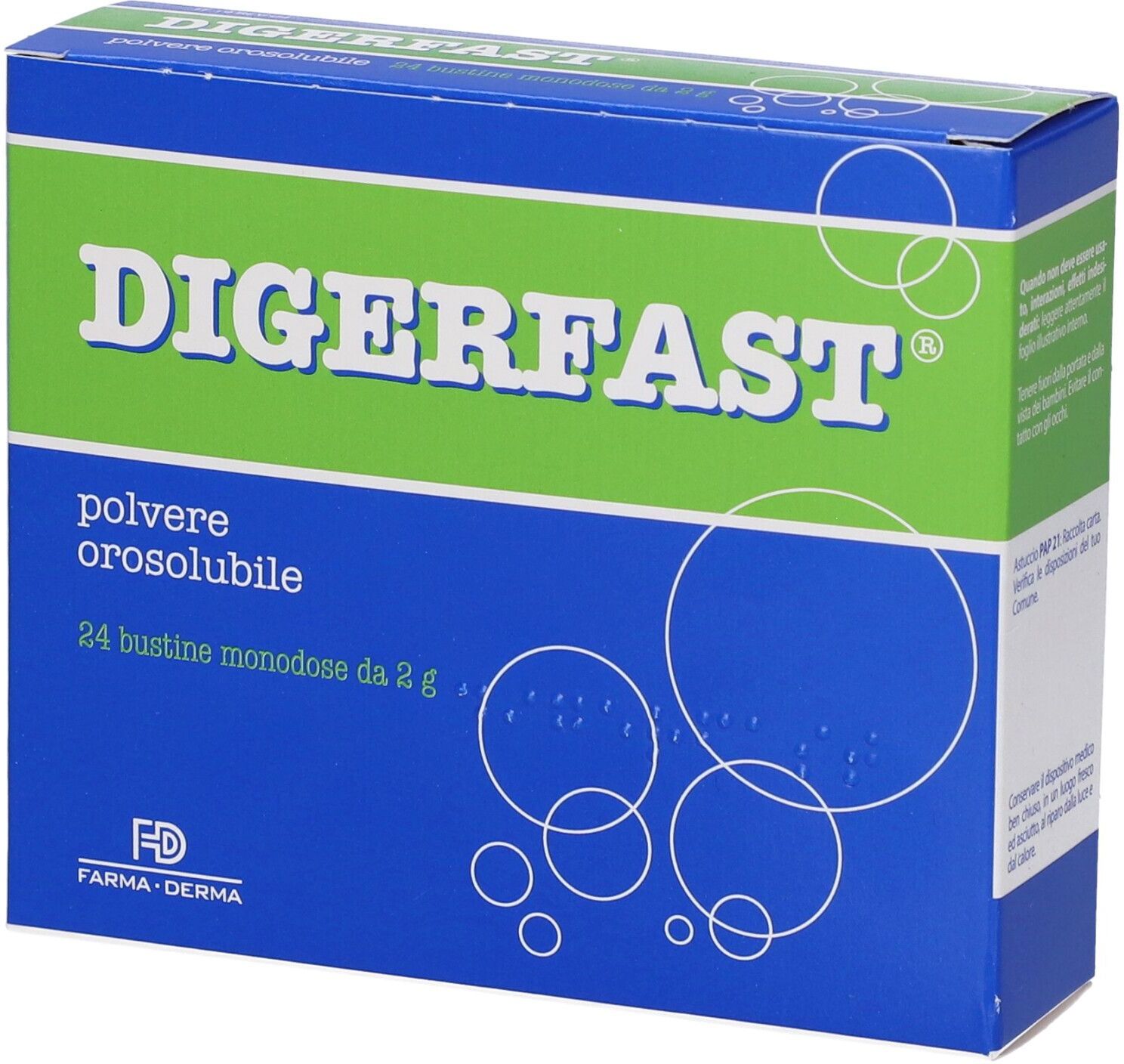 FARMA-DERMA Srl Digerfast, 24 bustine