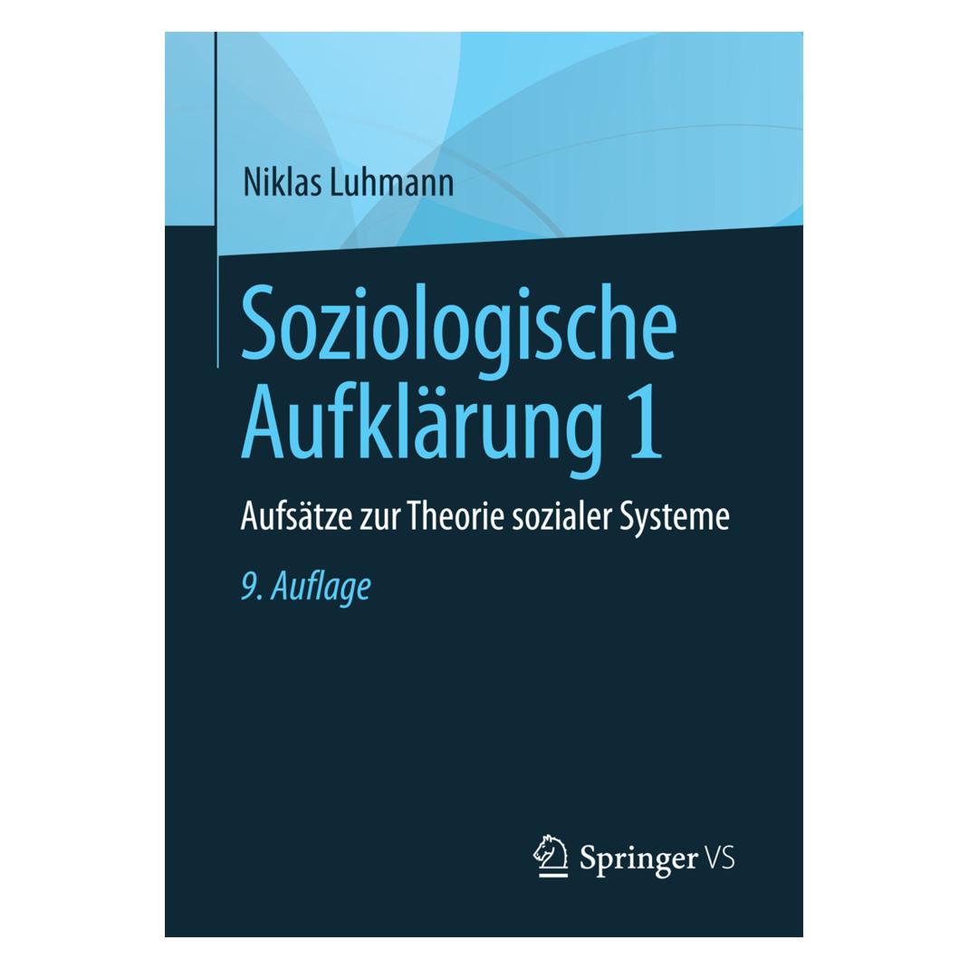 Springer Soziologische Aufklärung 1 (Deutsch, Softcover, Niklas Luhmann) (55955738)