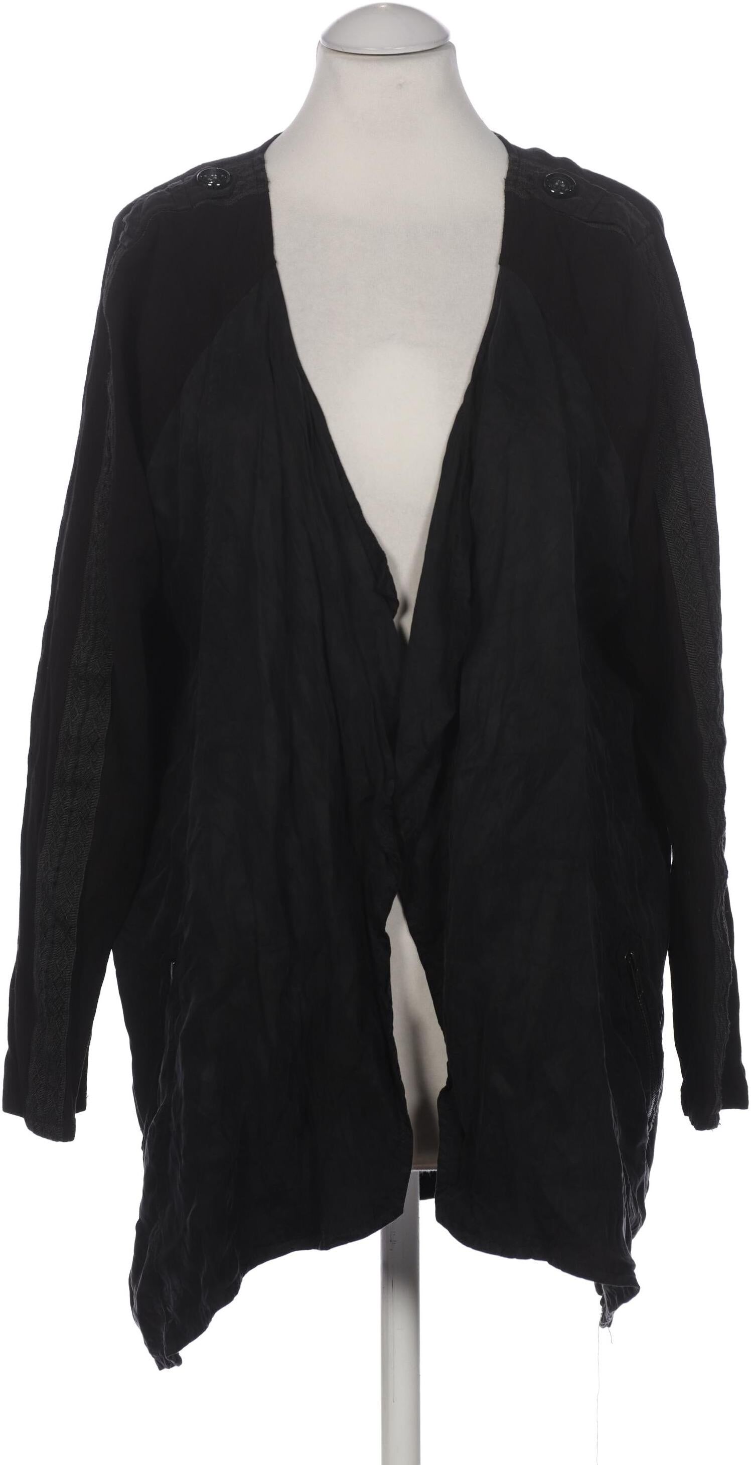 Noa Noa Damen Jacke, Schwarz, Gr. S, Viskose - Second Hand