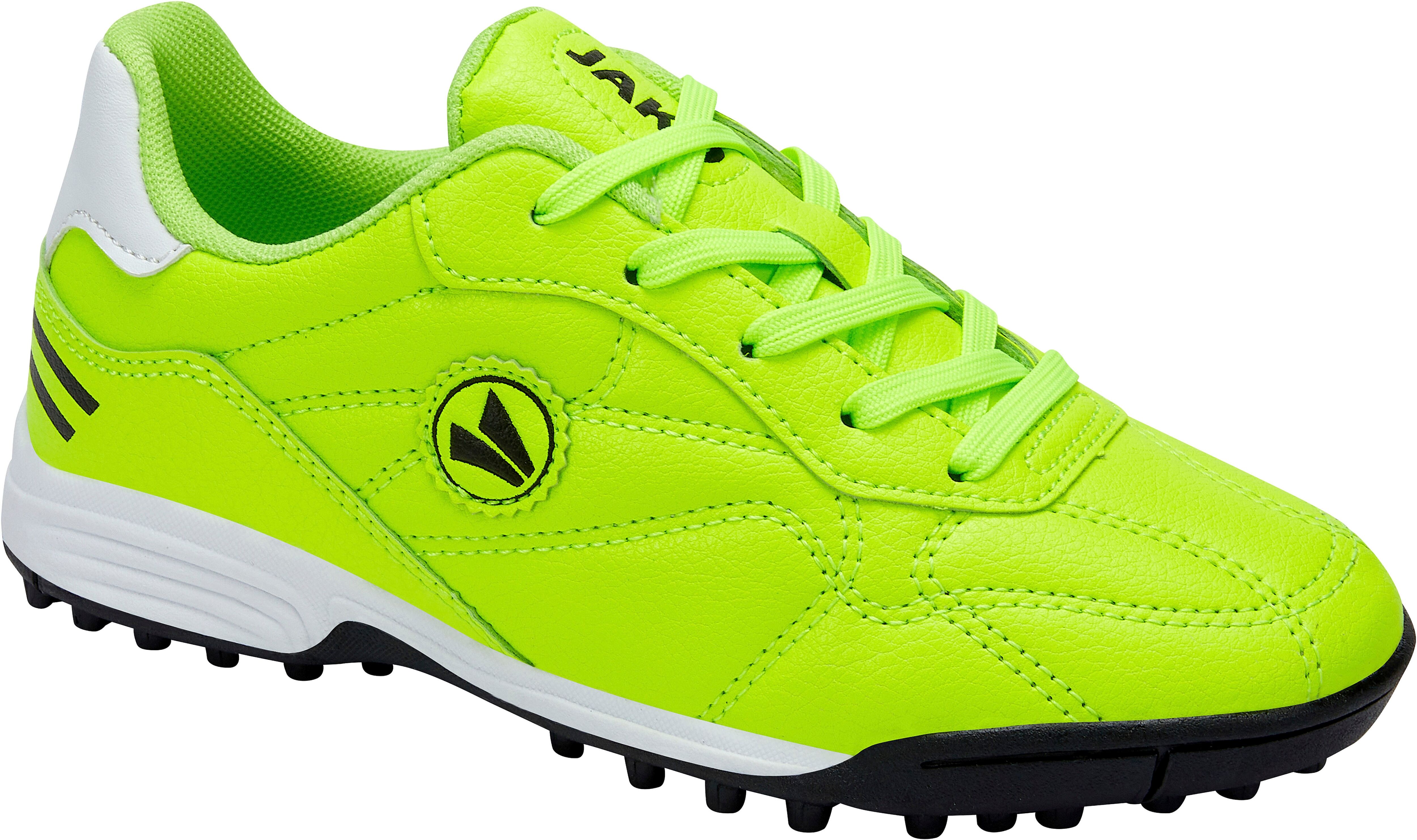 Fußballschuh JAKO "J-ST Signature", Damen, Gr. 35, gelb (neongelb), Synthetik, Schuhe Fußballschuh, für synthetische Hartplätze