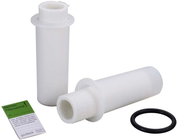 Grünbeck Ersatzfilterkerze 103001 50 µm Gr. 1 mit Schutzglocke, 2er-Pack