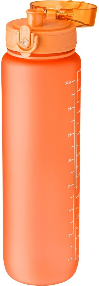 Gourde touché gomme d'un litre publicitaire Brinley orange