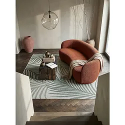 Flachgewebe-Teppich Polypropylen Grün 200x280 cm - BORNO   Kadima
