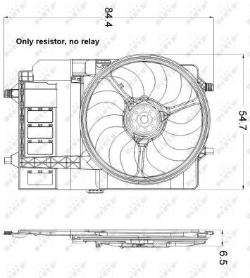Nrf Lüfter, Motorkühlung 47301 Für Mini