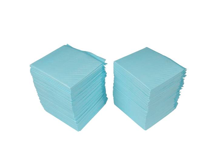 Welpen Trainingsunterlage 45 x 33 cm 100 Stk. blau