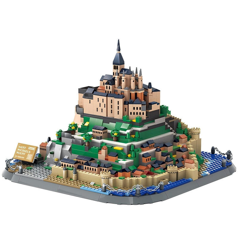 WANGE Mont Saint-Michel Normandië Frankrijk 1392-delige bouwstenenset